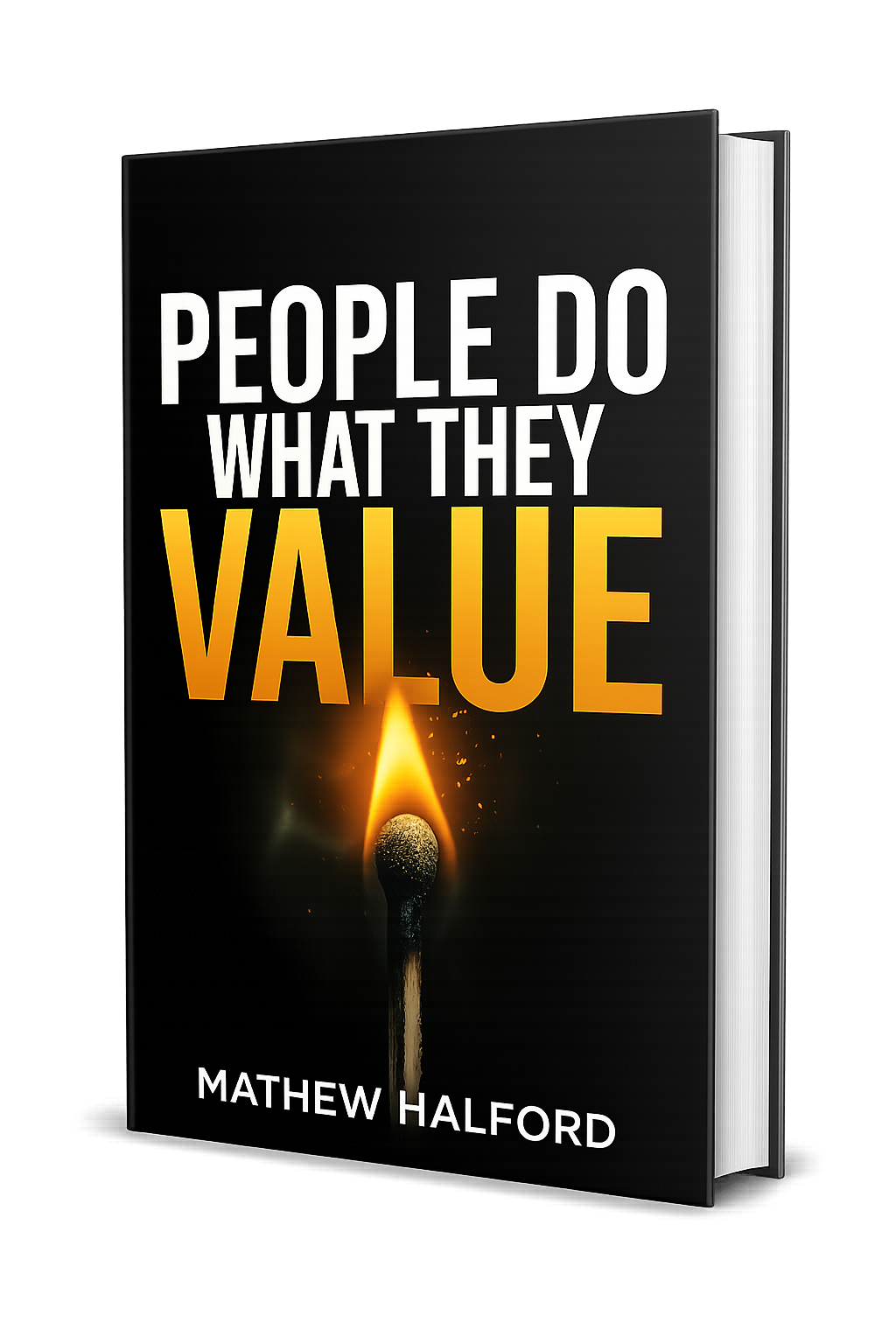 People Do What They Value book cover by Mathew Halford