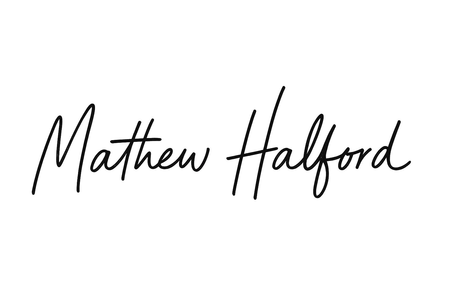 Mathew Halford signature